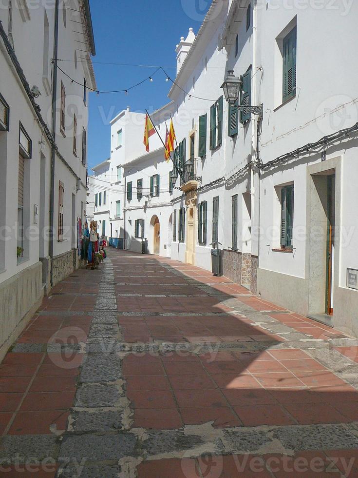 View of Minorca or Menorca Balearic Island in the Mediterranean photo