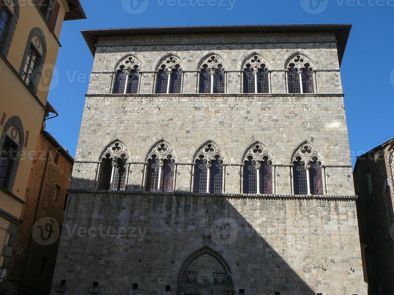 vista de la ciudad de siena foto