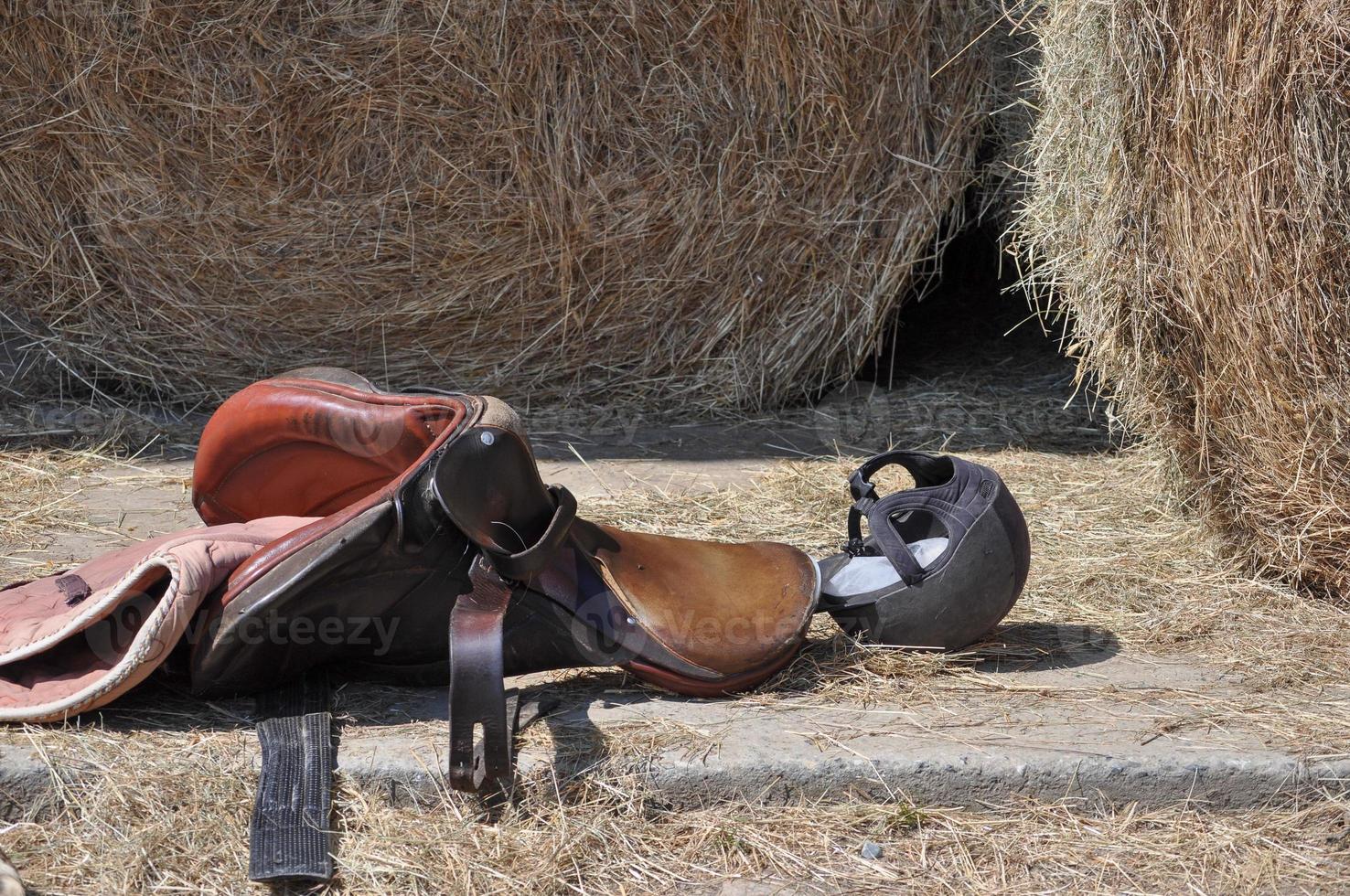 horse riding saddle photo