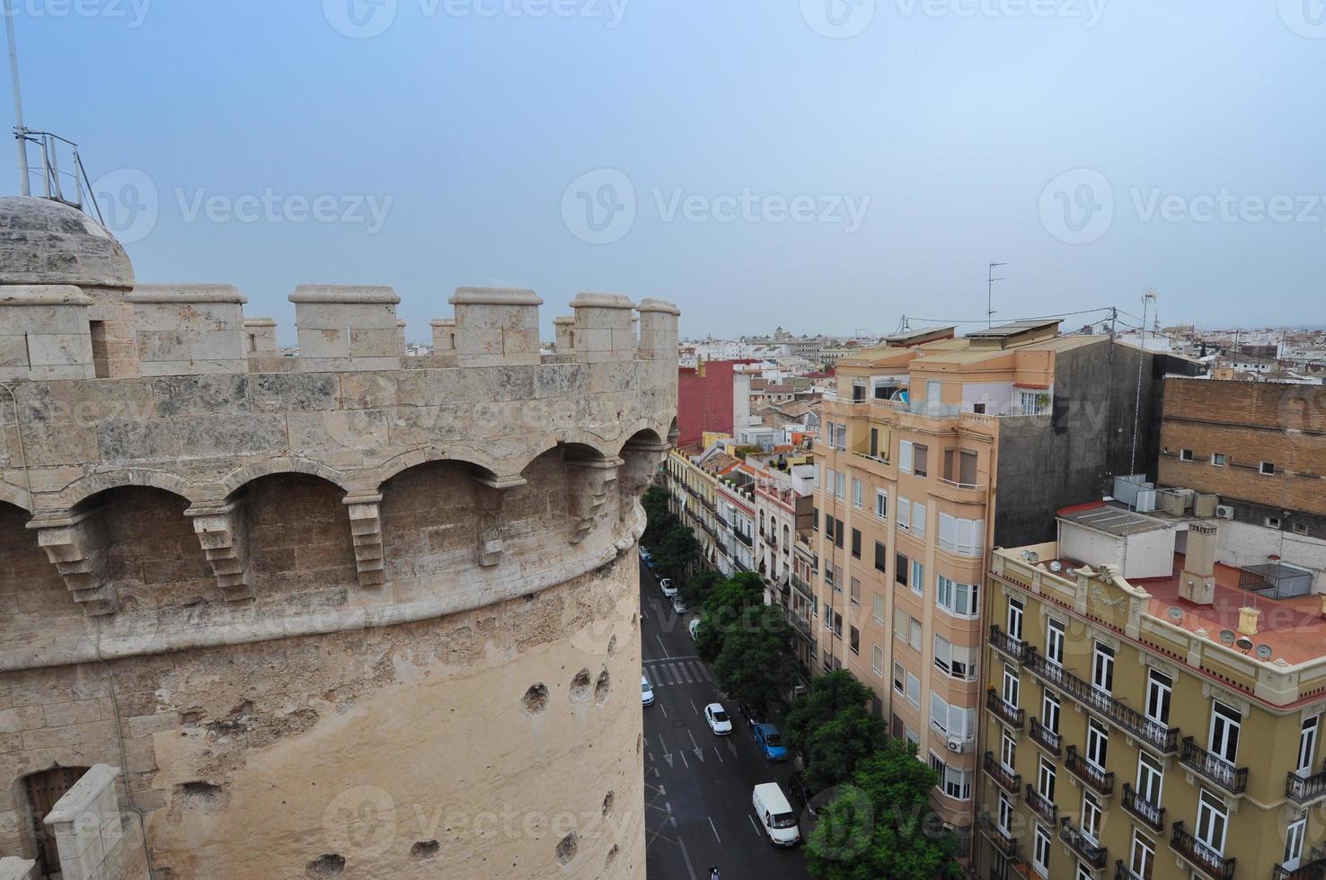 Aerial view of Valencia photo