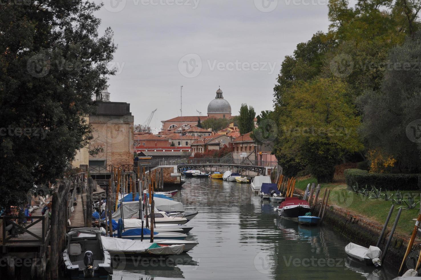 Canal view in Venice photo