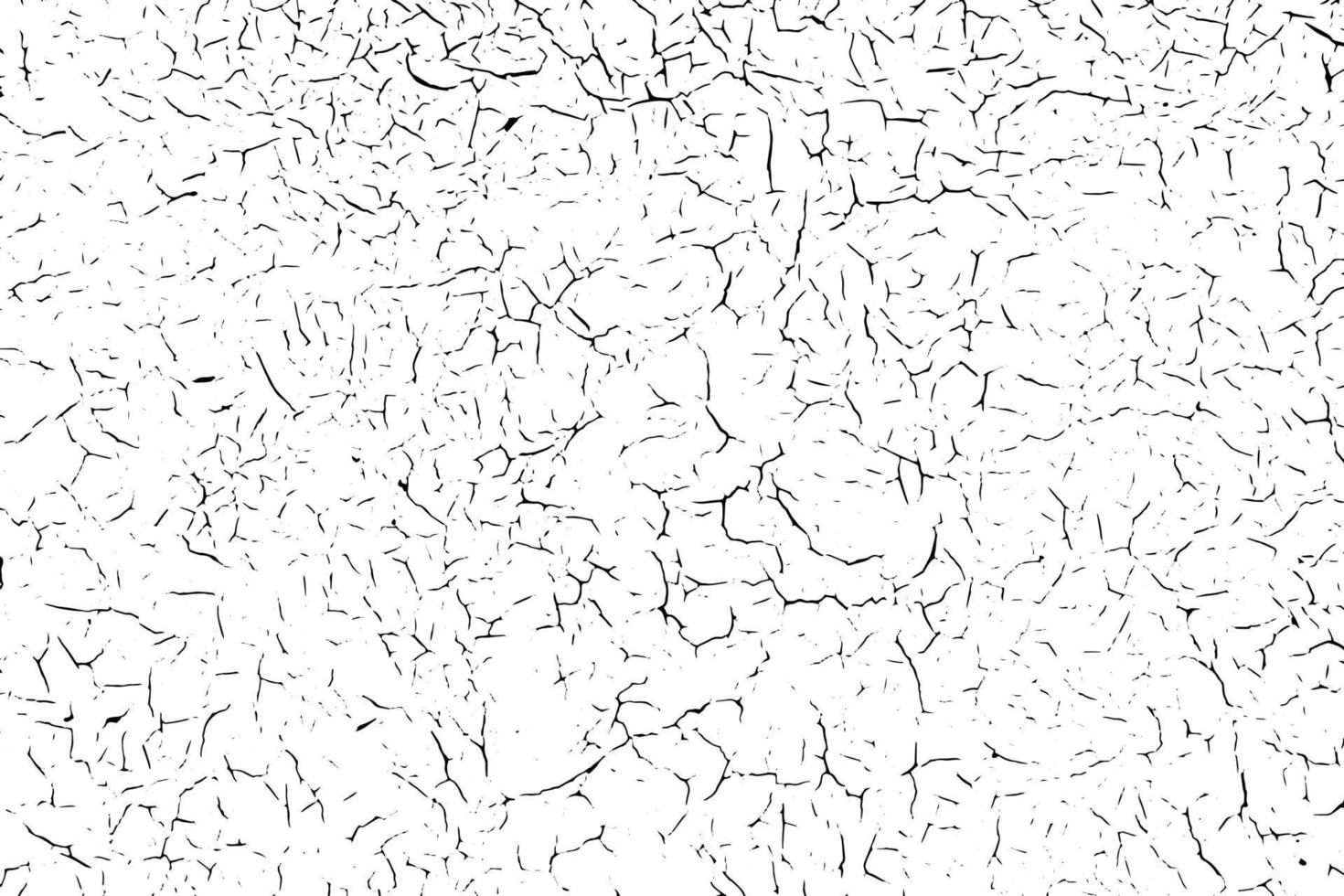 Rustic cracked vector texture with many cracks and scratches. Abstract background.