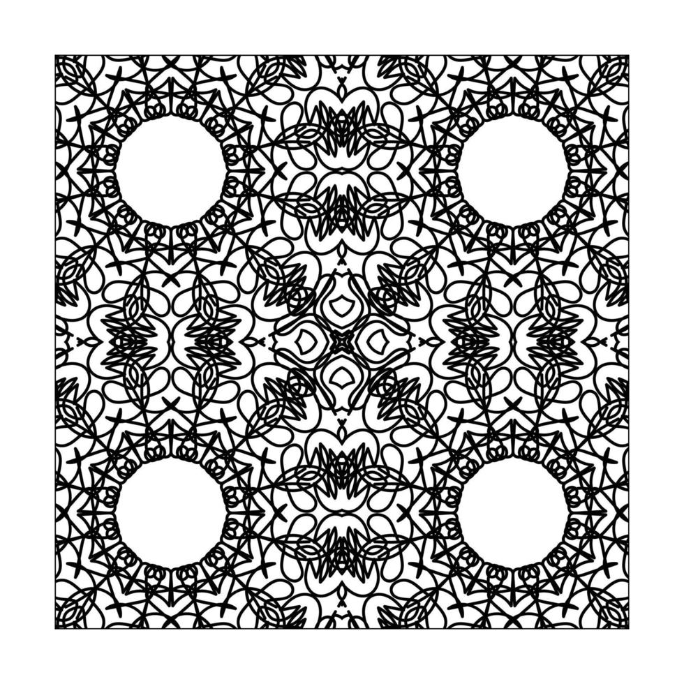 Seamless pattern floral ornament. vector