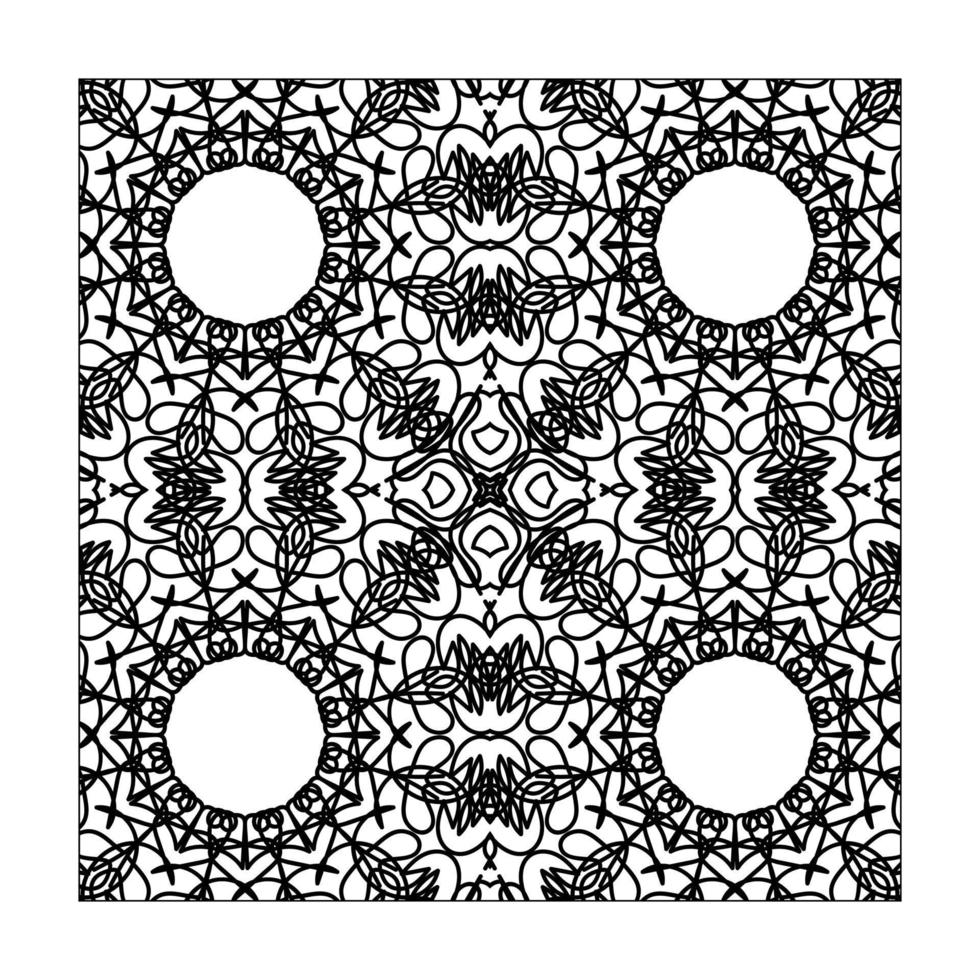 Seamless pattern floral ornament. vector