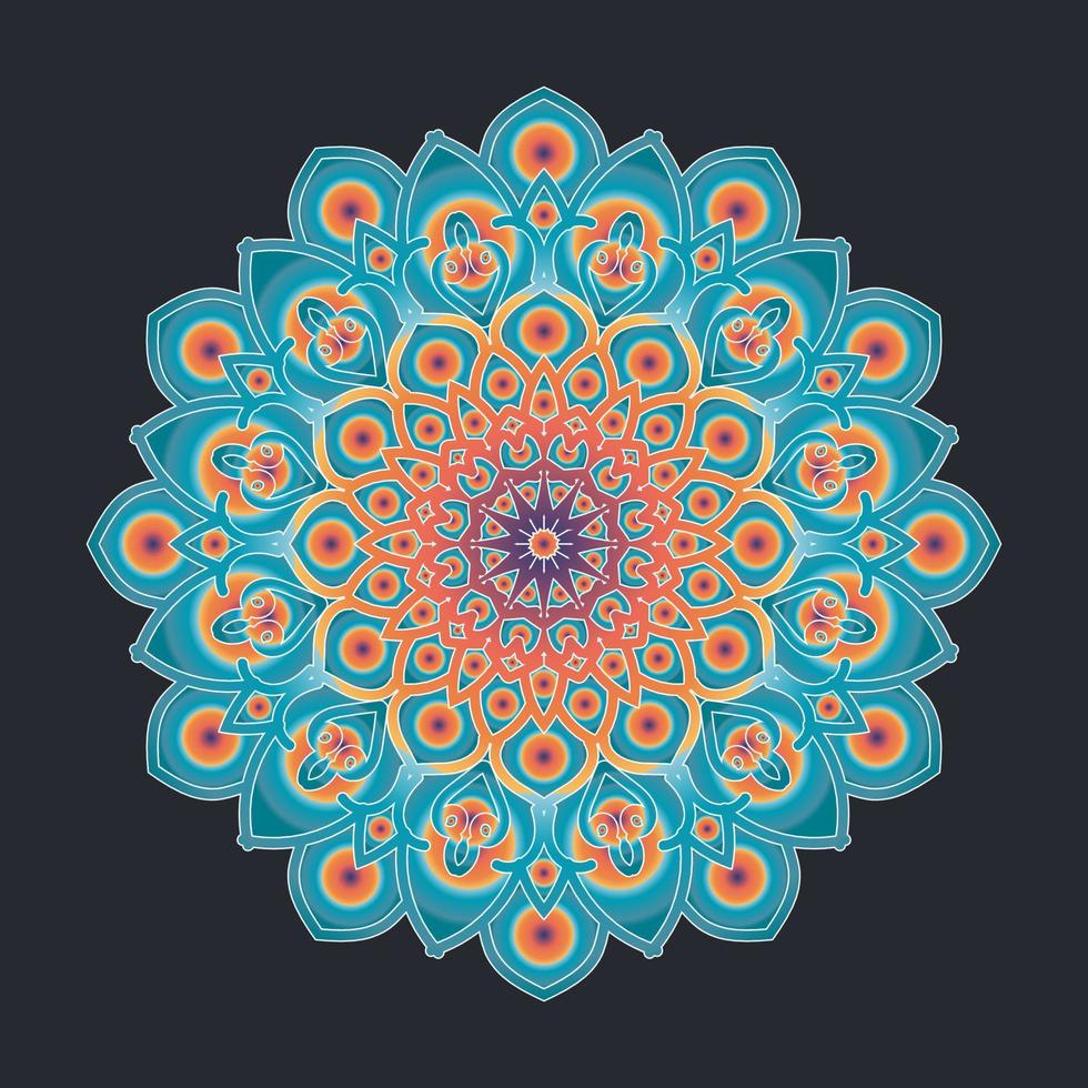 decorative concept abstract mandala illustration. vector