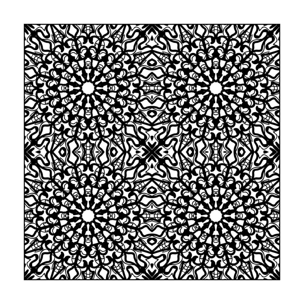 Seamless pattern floral ornament. vector