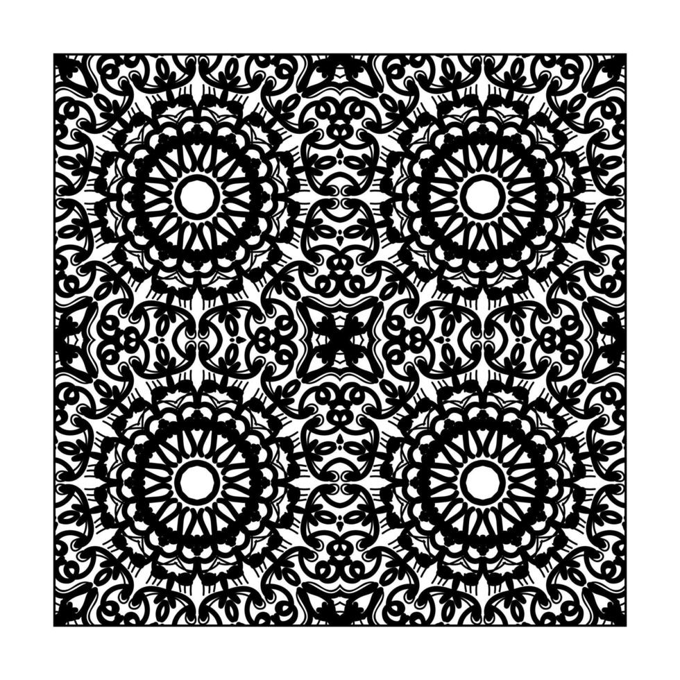 Seamless pattern floral ornament. vector