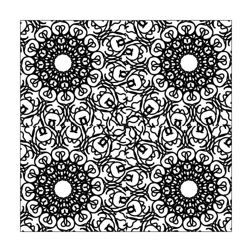 Seamless pattern floral ornament. vector