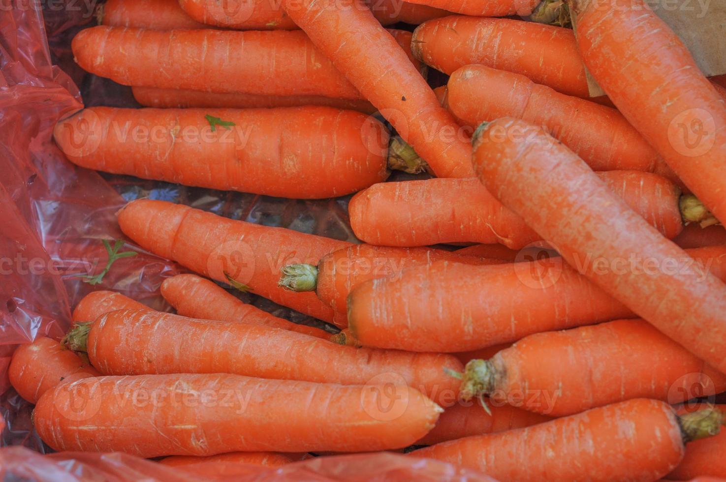 verduras de zanahoria naranja útiles como fondo foto