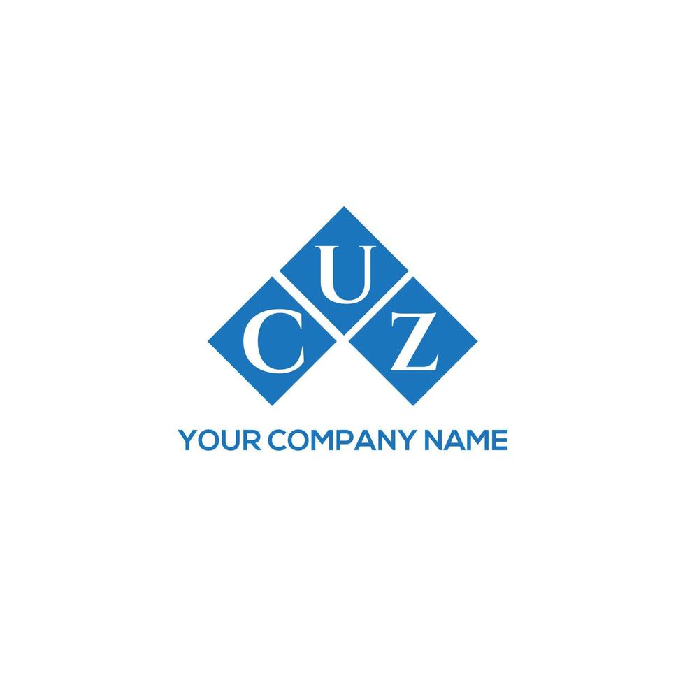 . CUZ creative initials letter logo concept. CUZ letter design.CUZ letter logo design on white background. CUZ creative initials letter logo concept. CUZ letter design. vector