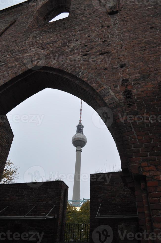 torre de televisión, berlín foto