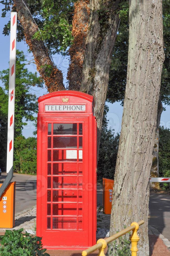 London telephone box photo