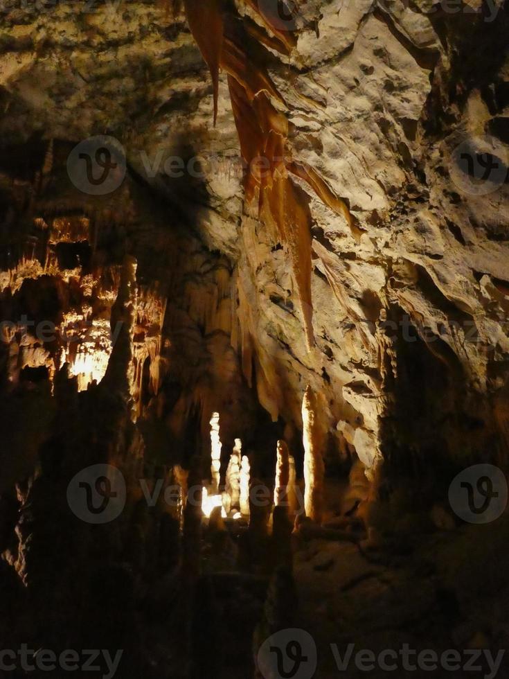 Karst cave in Postojna photo