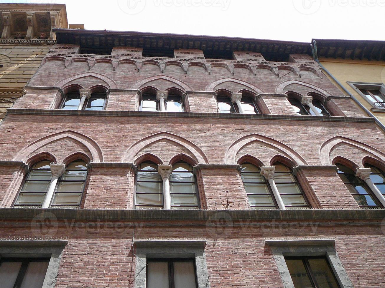 vista de la ciudad de siena foto