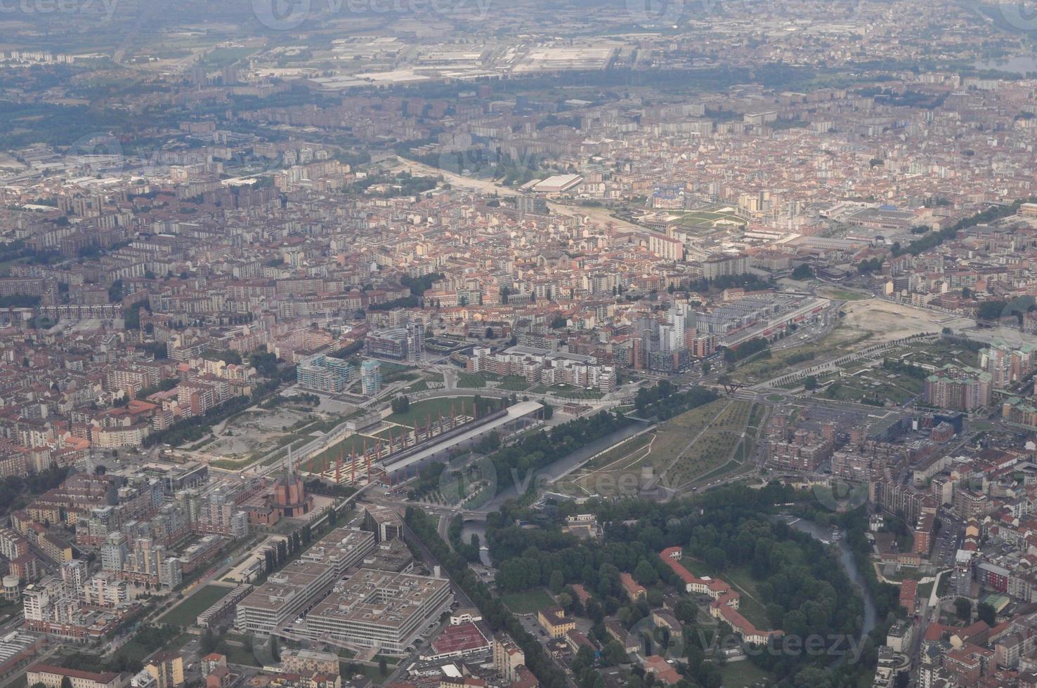 Aerial view of Turin photo