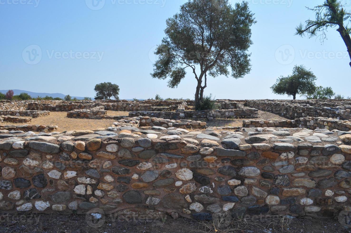 Olynthus ruins in Chalkidiki photo