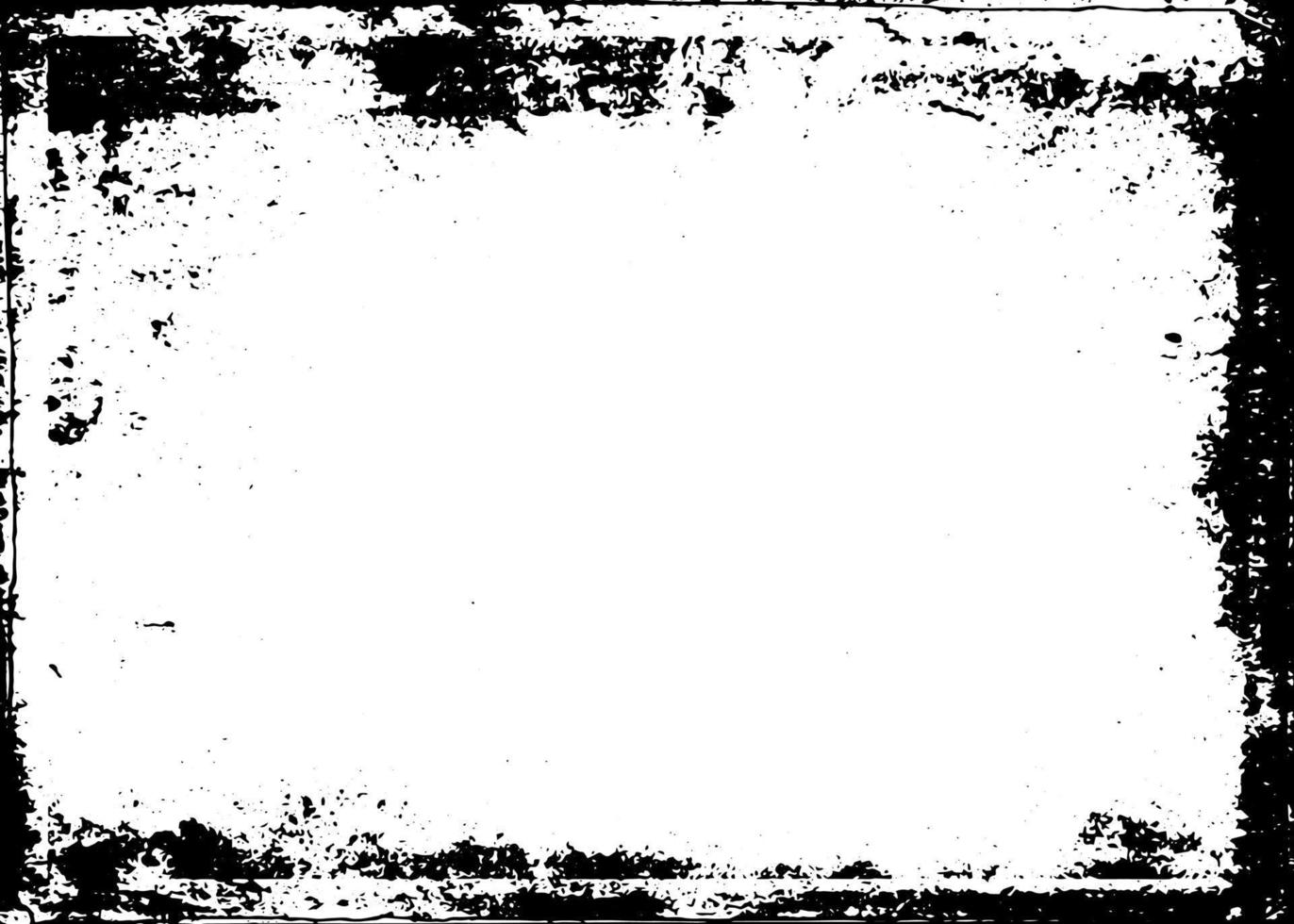 Grunge border vector texture background. Abstract frame overlay. Dirty and damaged backdrop.