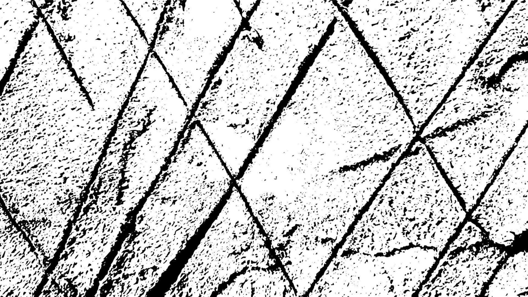 textura vectorial agrietada rústica con muchas grietas y arañazos. fondo abstracto. vector