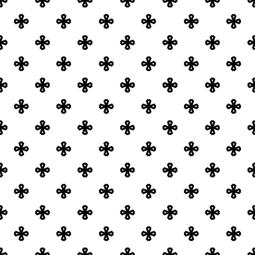 Black and white seamless pattern texture. Greyscale ornamental graphic design. Mosaic ornaments. vector