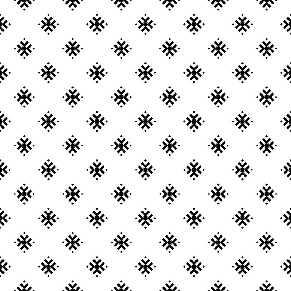 Black and white seamless pattern texture. Greyscale ornamental graphic design. Mosaic ornaments. vector