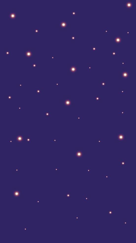 Night Sky Glowing Stars in the Sky vector