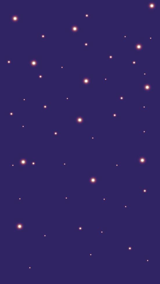 cielo nocturno estrellas brillantes en el cielo vector