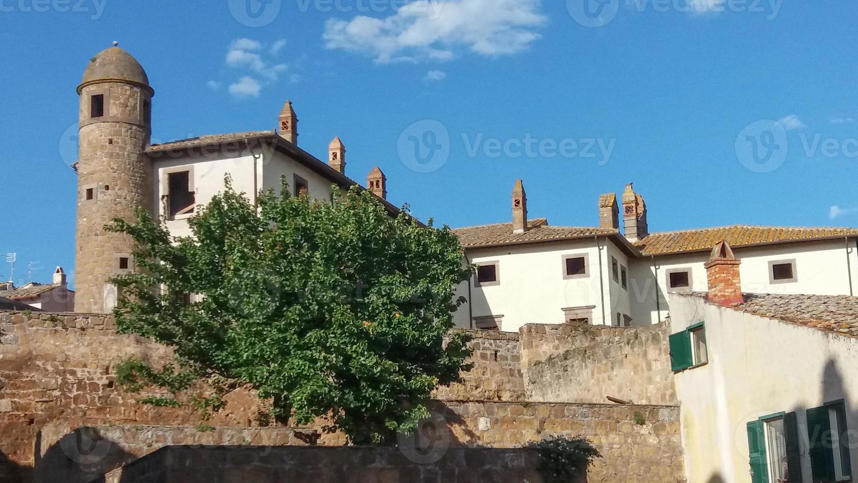 View of the city of Tuscania photo