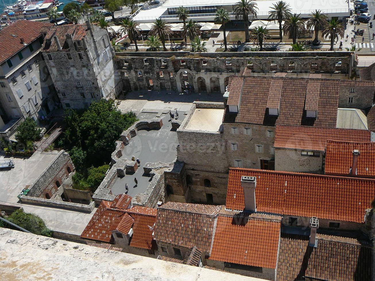 View of the city of Split photo