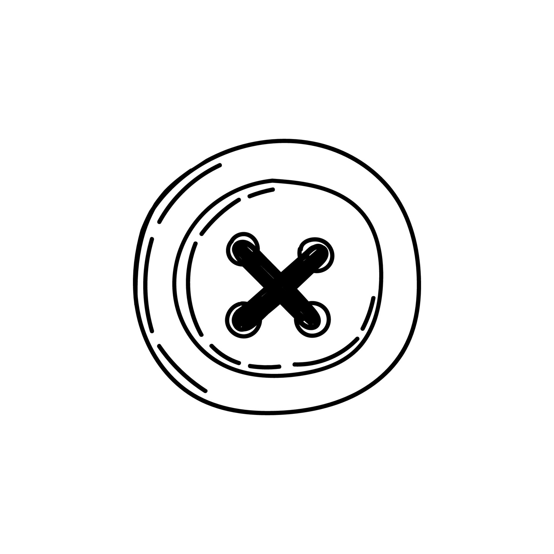Button drawing clearance