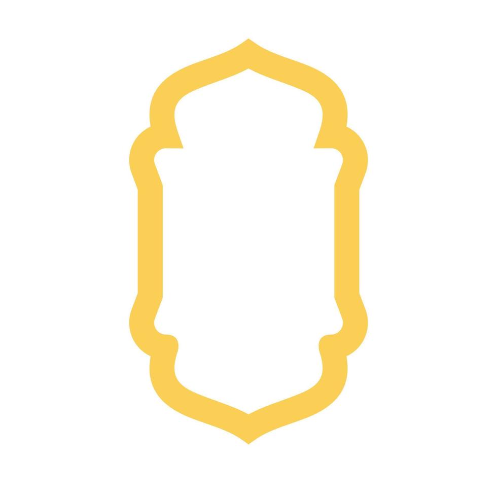 Islamic border elements vector
