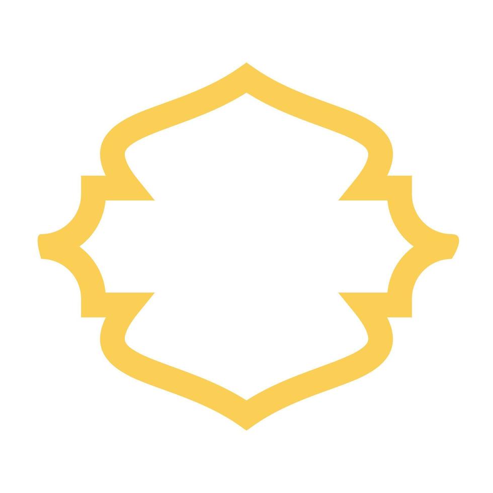 Islamic border elements vector