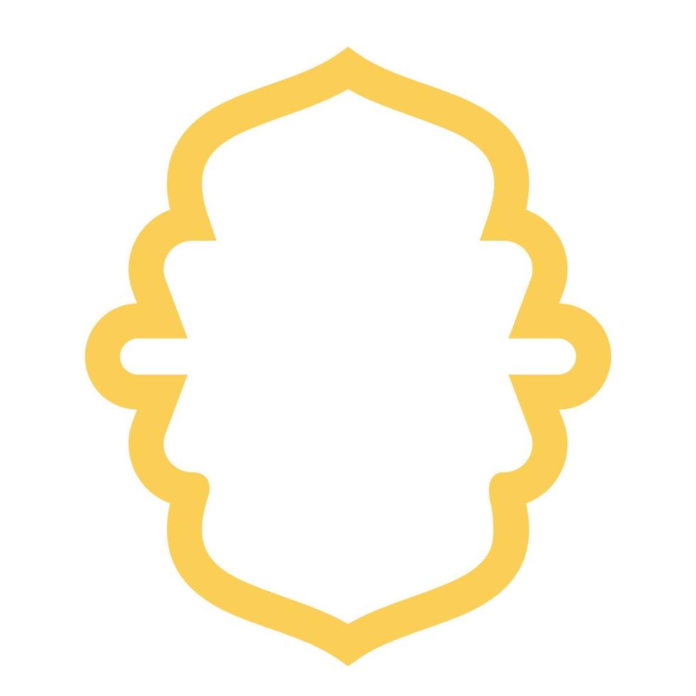 Islamic border elements vector