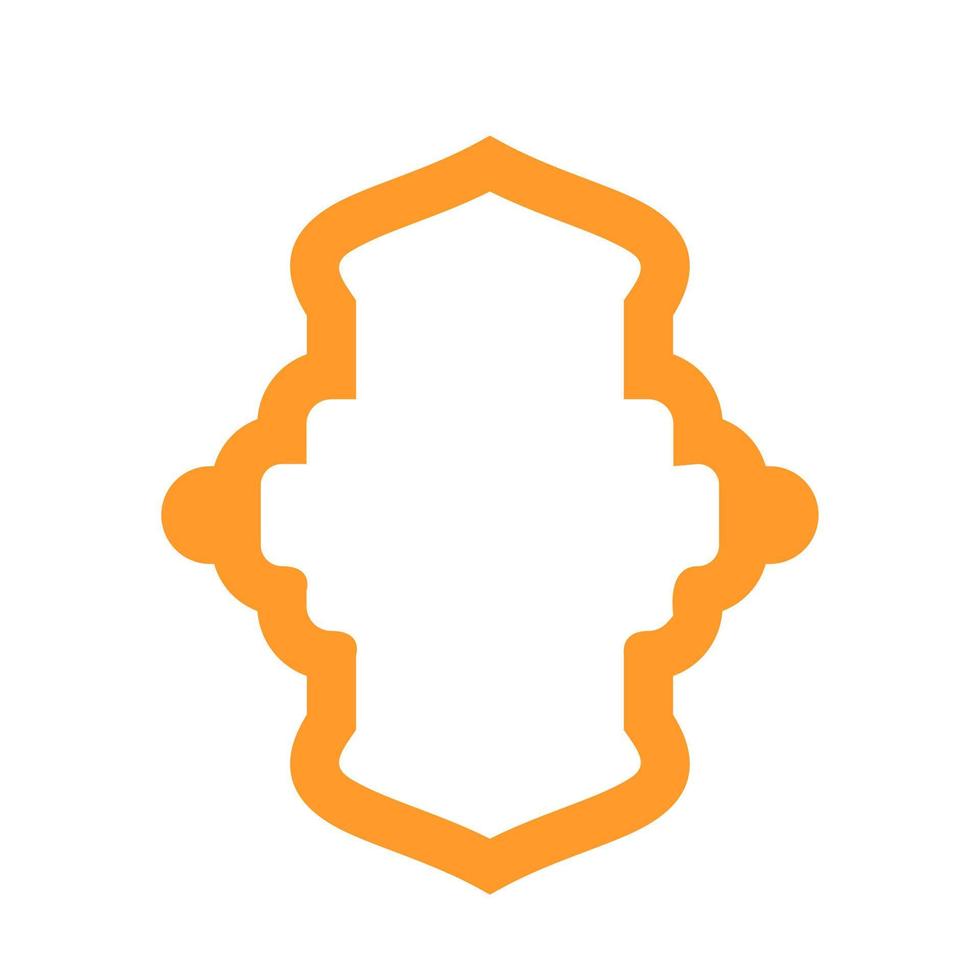 Islamic border elements vector