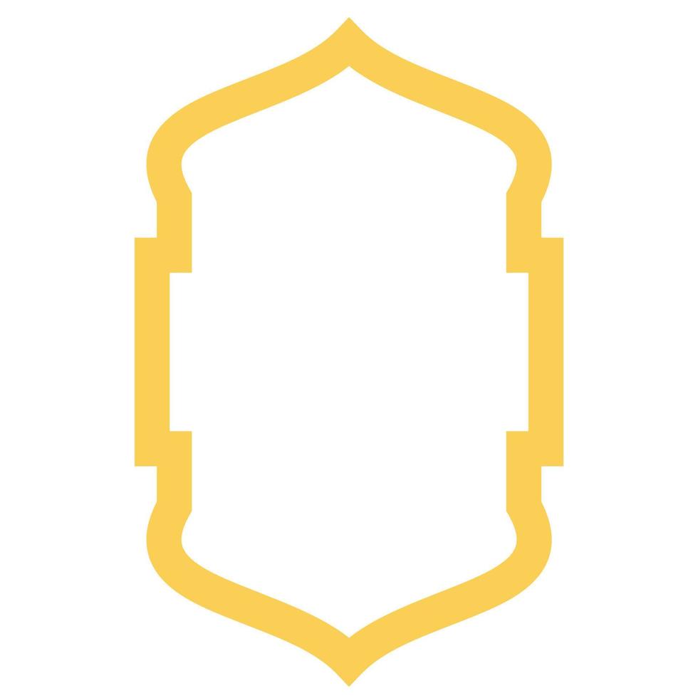 Islamic border elements vector