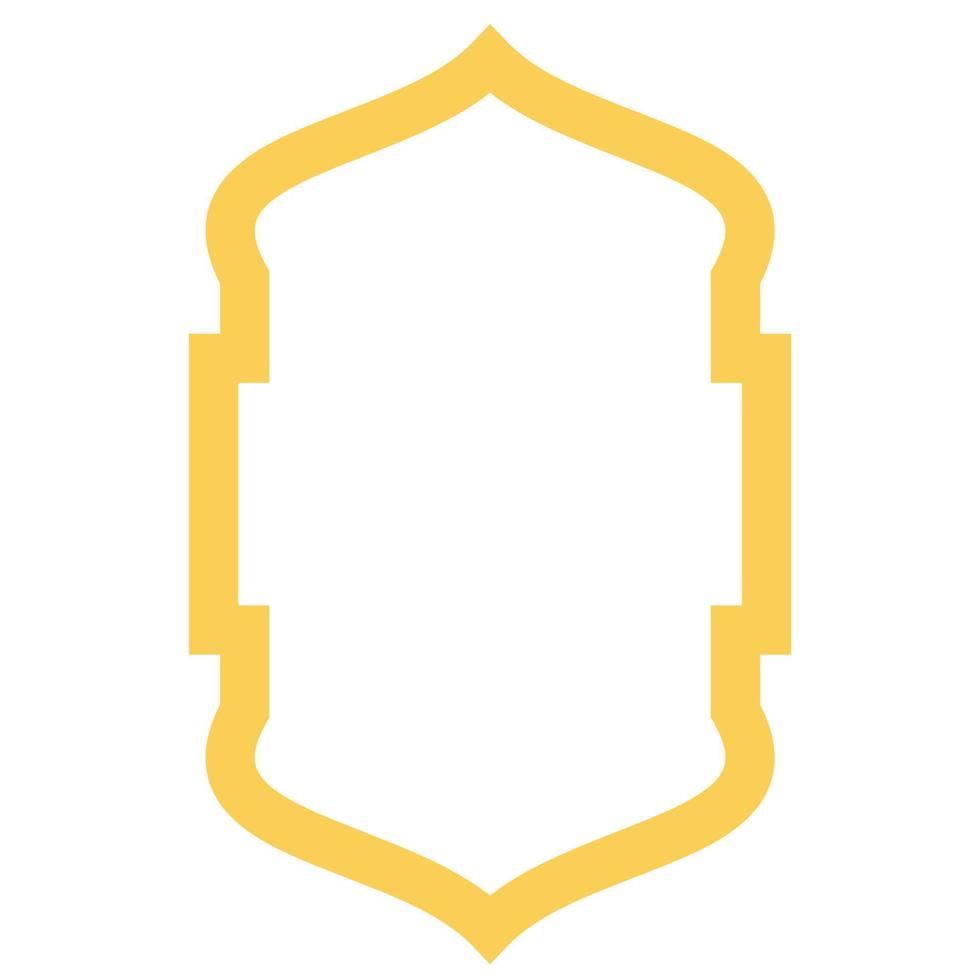 Islamic border elements vector