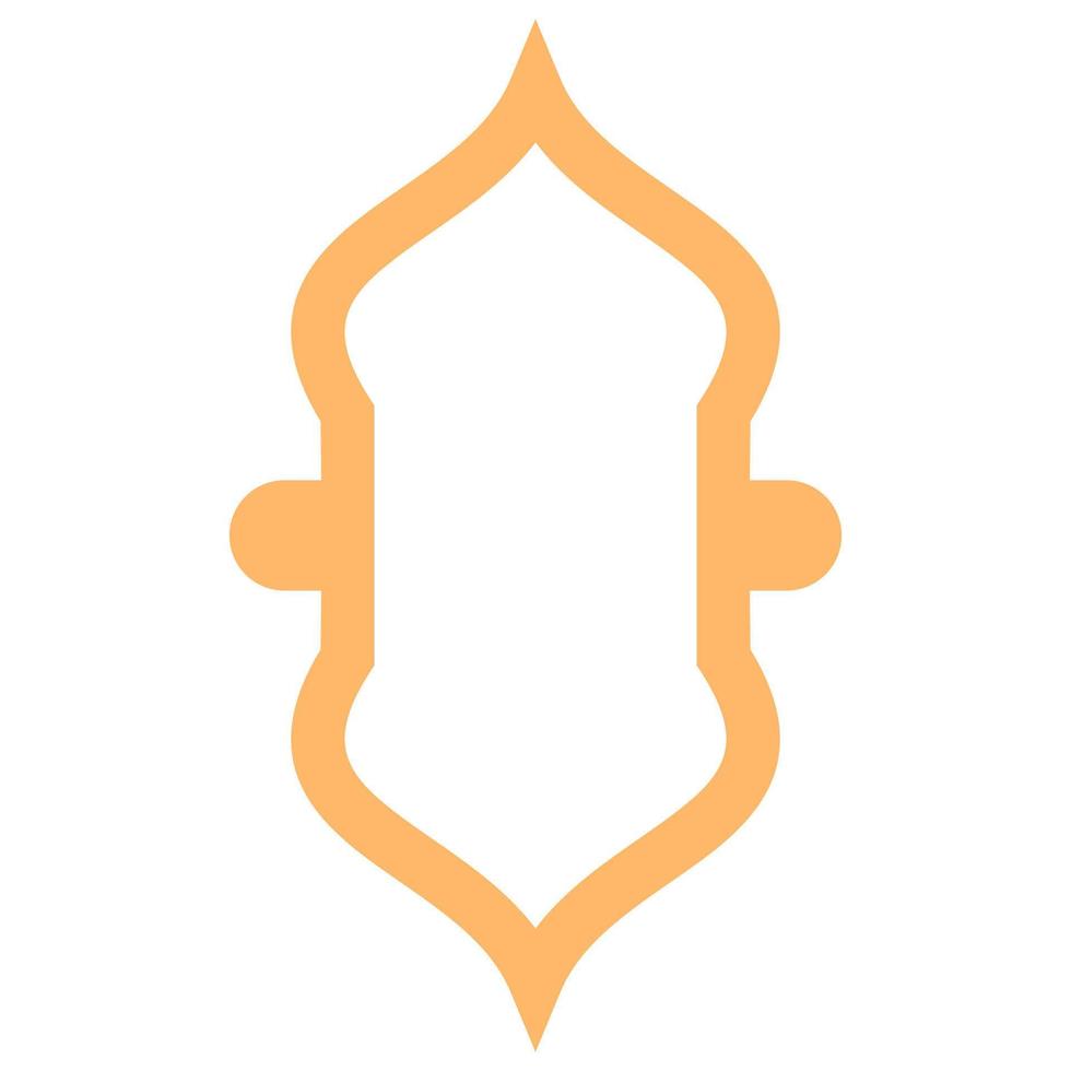 Islamic border elements vector