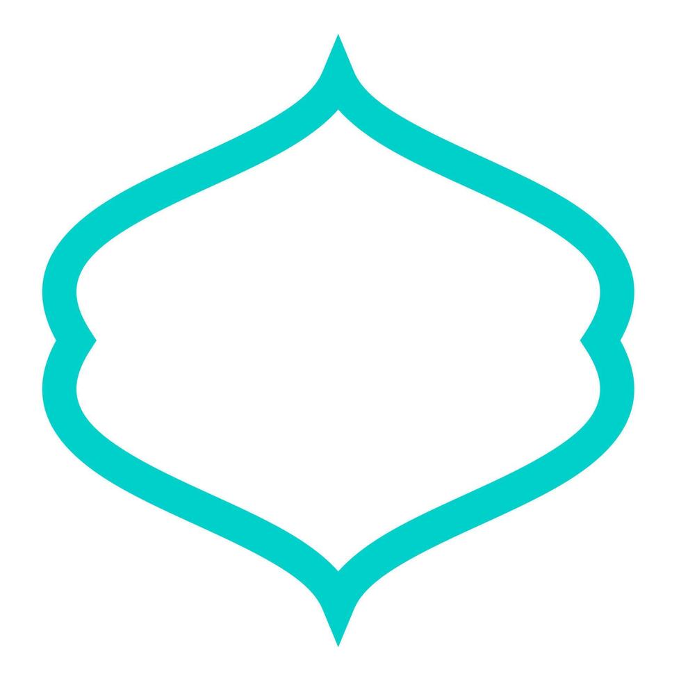 Islamic border elements vector