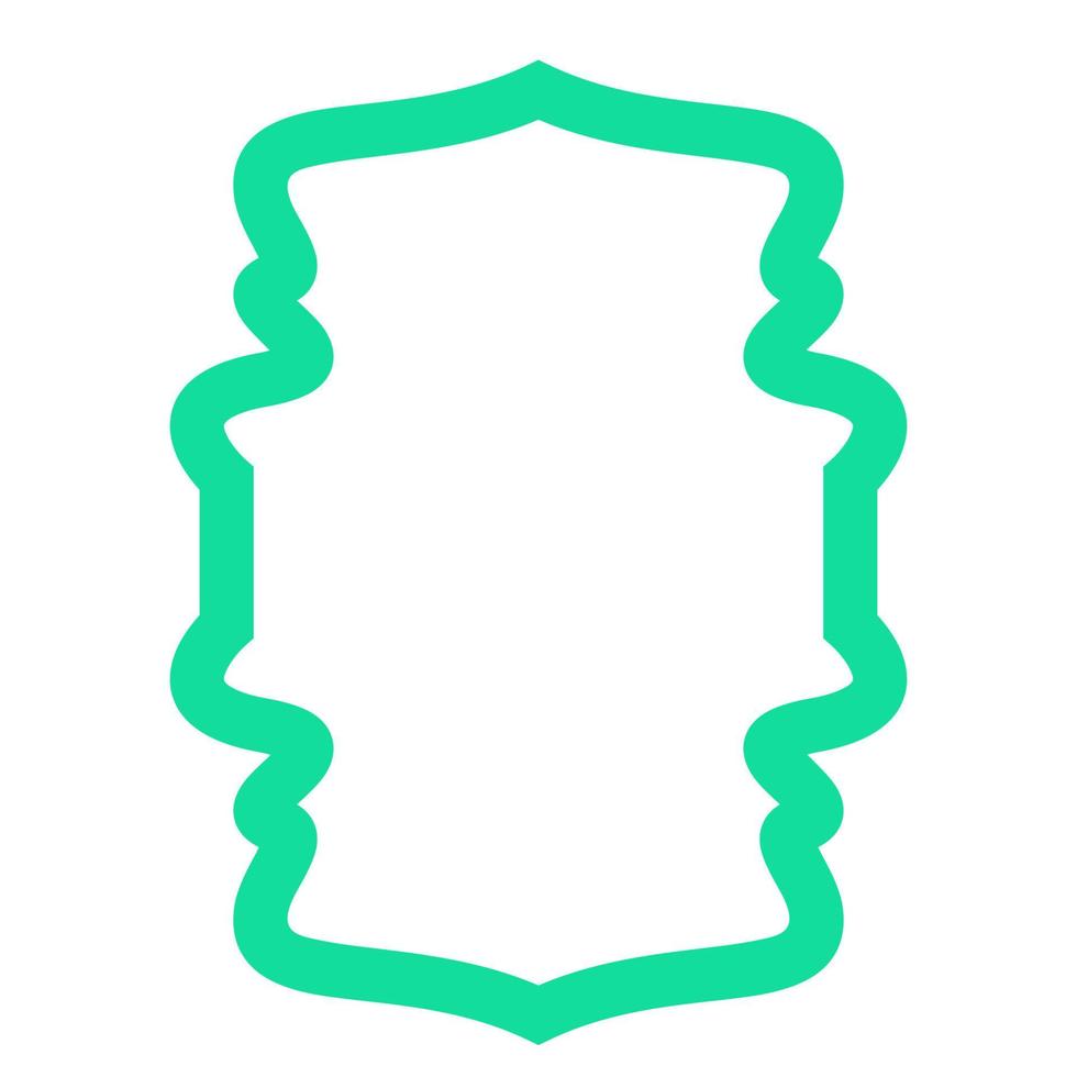 Islamic border elements vector