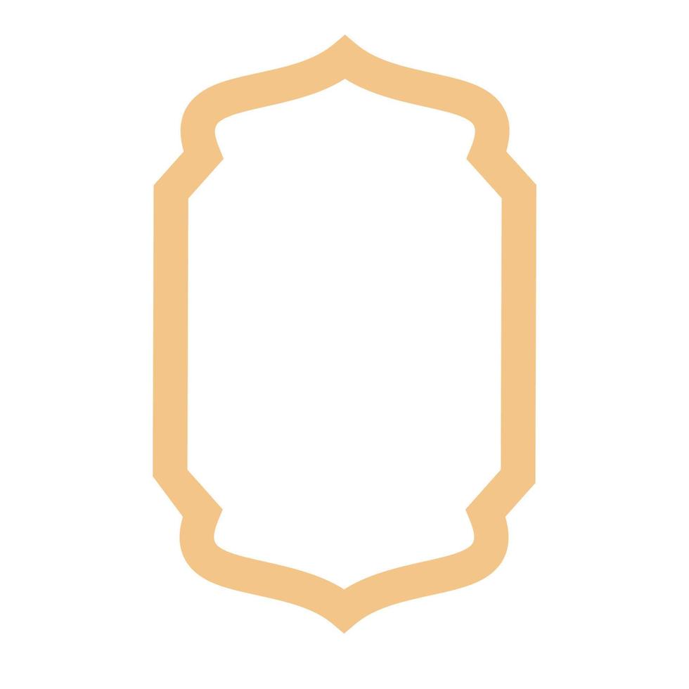 Islamic border elements vector