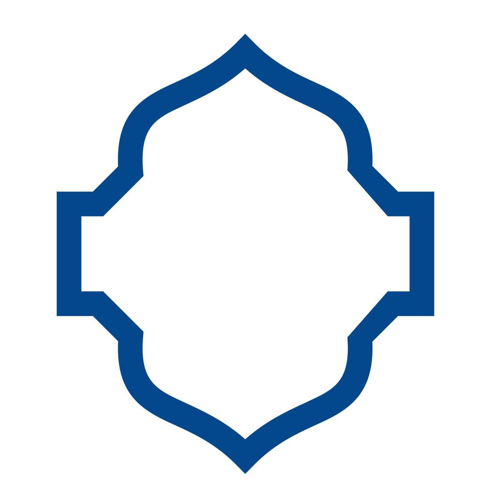 Islamic border elements vector