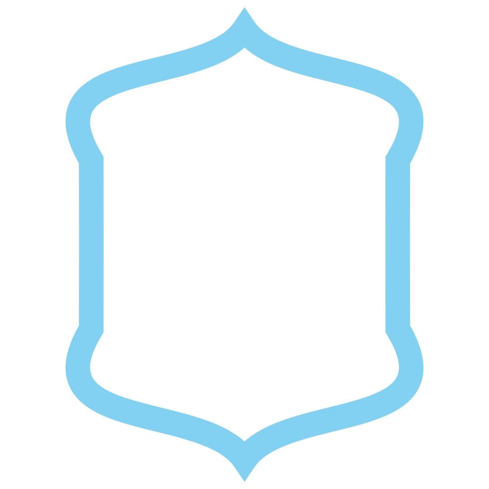 Islamic border elements vector