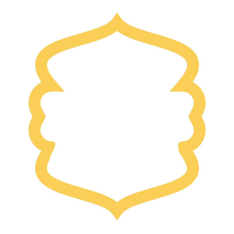 Islamic border elements vector