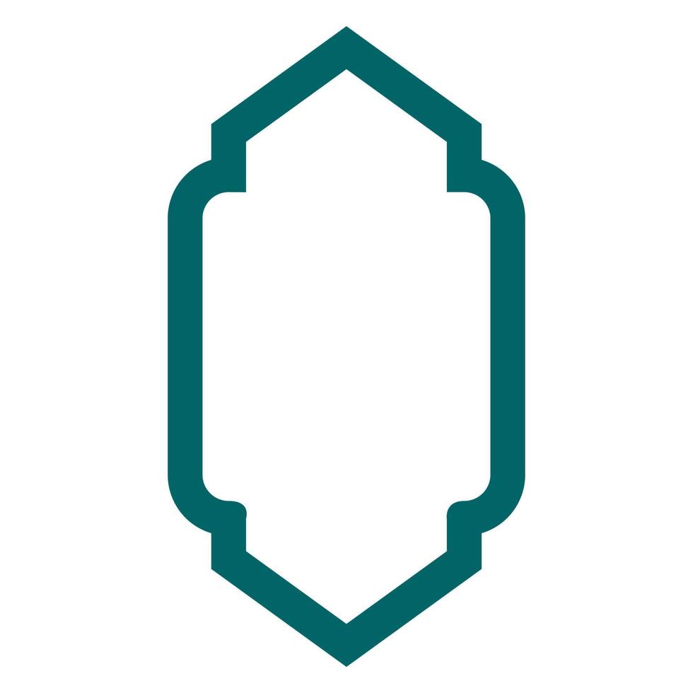Islamic border elements vector