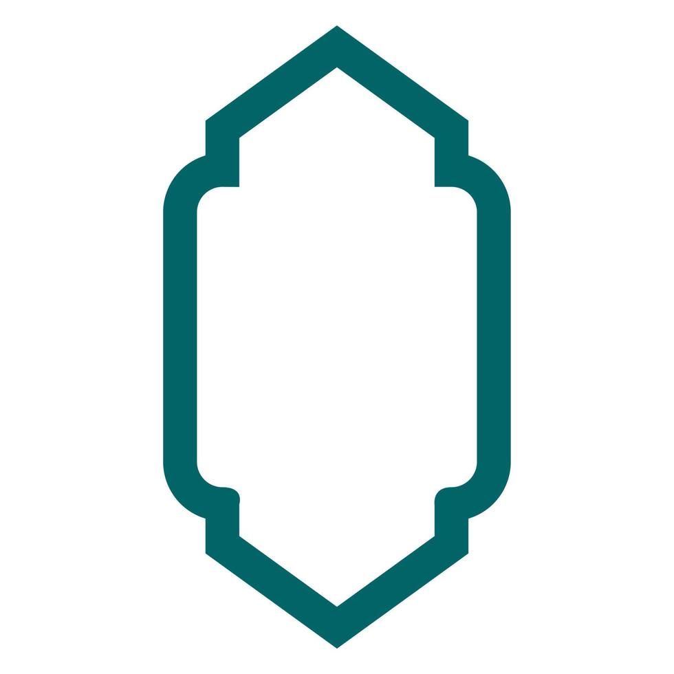 Islamic border elements vector