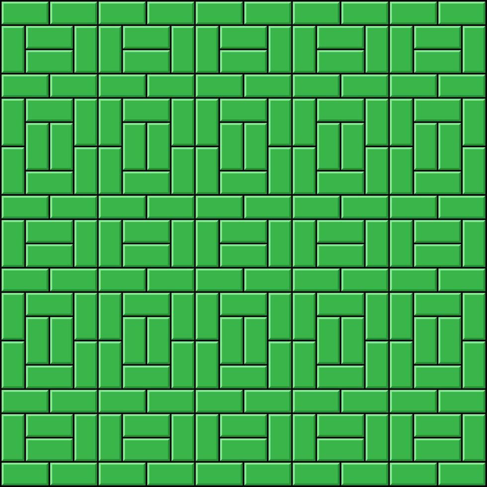 Brick double boxed basketweave style vector design background