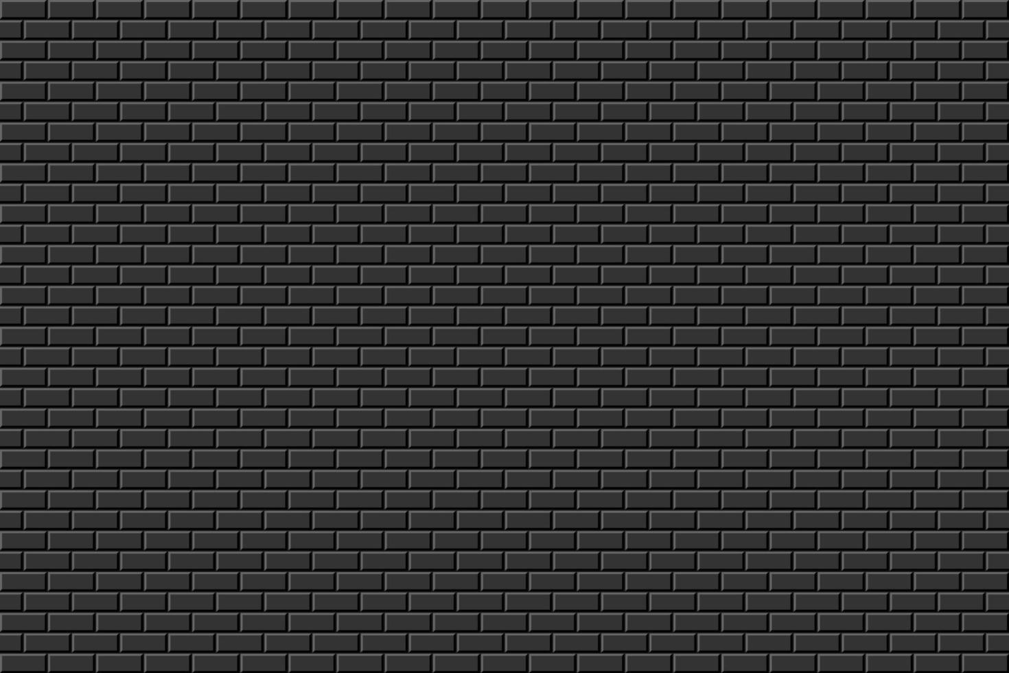 Black brick wall background vector design illustration