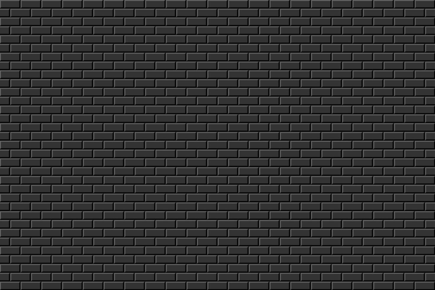 Black brick wall background vector design illustration