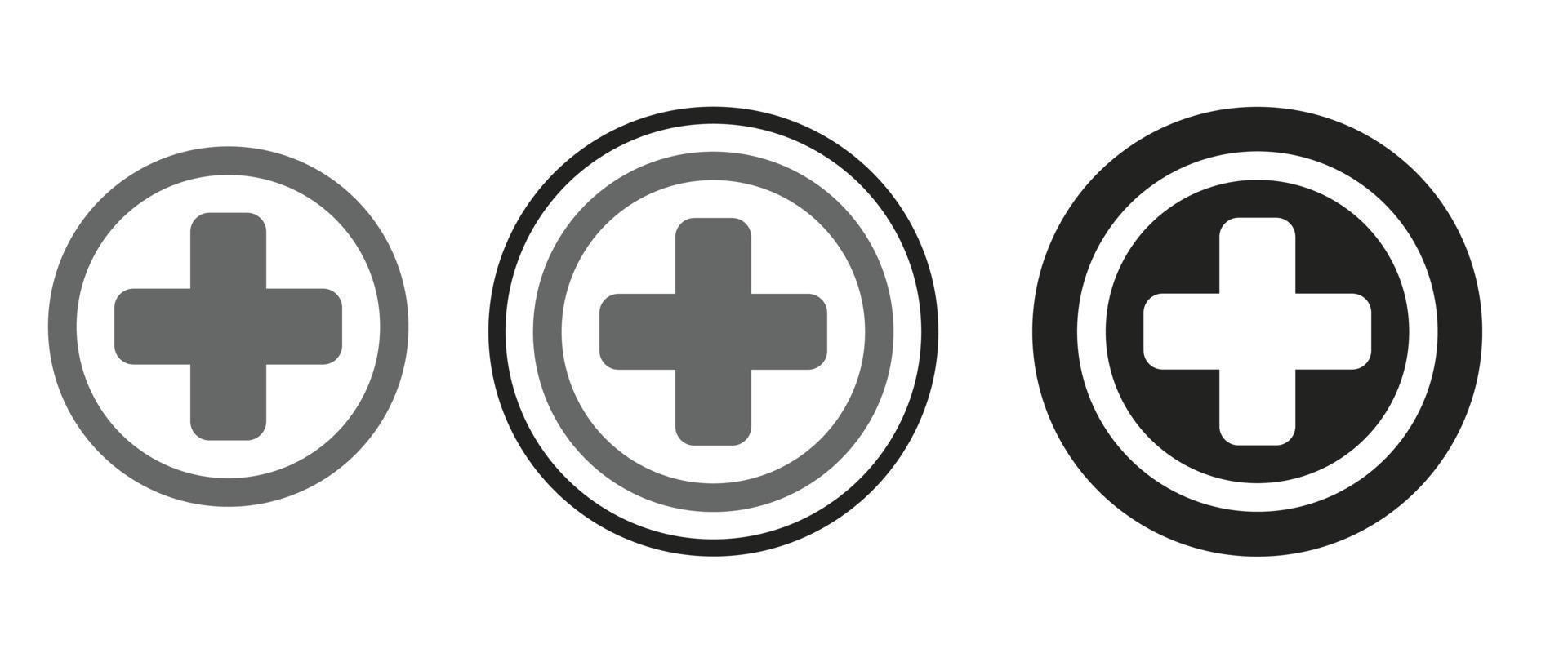 Medical mark icon . web icon set .vector illustration vector