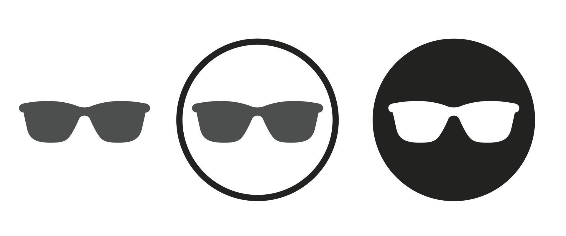 Sunglasses icon . web icon set . icons collection. Simple vector illustration.