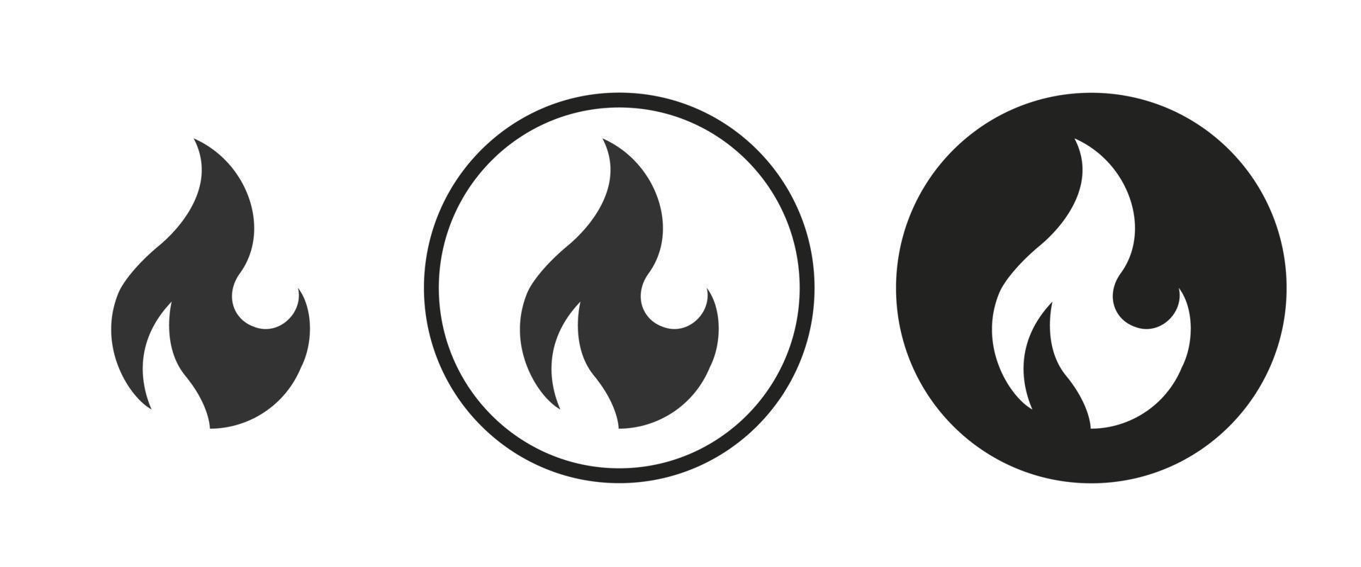 flammable icon . web icon set . icons collection. Simple vector illustration.
